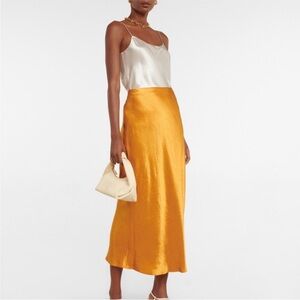 Vince Side Slit Slip Skirt